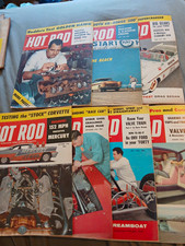 vintage Hot Rod Magazine Lot 7 Issues 1956 Apr May Jun Jul Aug Sep Oct  picture