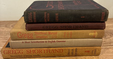 Vintage Gregg Shorthand Book Lot of 5 Diamond Jubilee Functional Method picture