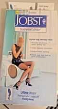 JOBST Ultra Sheer Pantyhose Compression Stockings 8-15 mmHg Plus Sz Silky Beige picture