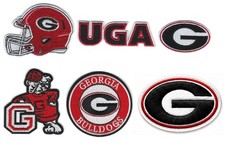 Georgia Bulldogs Football College Sports Iron On Patches picture