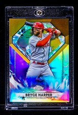 Bryce Harper GOLD DIAMOND REFRACTOR CARD Phillies picture