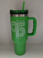 Publix Tumbler 95th Anniversary Insulated Tumbler 40oz With Straw picture