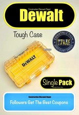 DEWALT TOUGH CASE SM BIT TIP STORAGE ORGANIZER STACKABLE INTERLOCKING EMPTY NEW picture