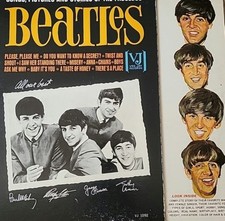 BEATLES Songs Pictures Stories 1964 VeeJay 1st Press CTH Black Label VJ 1092 NM picture