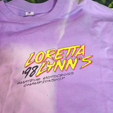 Loretta Lynn's 1998 Amateur Motocross Championship Hurricane Mills TN T-Shirt XL picture
