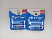 Vicks VapoInhaler Menthol Nasal Congestion Relief - 2 Twin Packs 4 Total Sticks picture