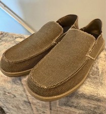 Dockers mens ferris loafer flat slip in stretch tan size 11M New Casual shoe picture