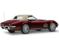 Fits Chevrolet Corvette 1968-1975 Convertible Soft Top TAN Canvas Cloth picture