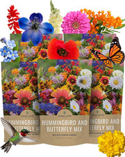 Bulk Wildflower Seeds Butterfly and Humming Bird Mix - 5 Pounds - over 600,000 O picture