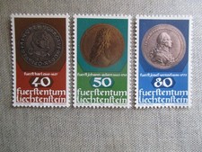Liechtenstein, Scott# 654-656, MNH picture