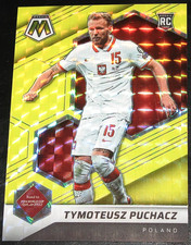 2021-22 Mosaic World Cup Tymoteusz Puchacz Gold Fluorescent Prizm # 08/10 2022 picture