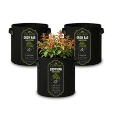 CANNADEW 5 Gallon Grow Bags, 3 Packs Upgrade Grow Bags with Reinforced Handles picture