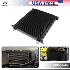 40 Row AN10 Universal Aluminum Engine Transmission 248MM 7/8-14 UNF Oil Cooler picture
