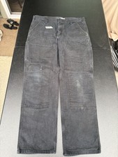 Carhartt B11 Men’s Relaxed Fit Gray Canvas Cotton Work Pants Size 36 picture