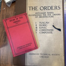1909 “THE ORDERS” The Five Orders Of Architecture Correspondence & Tests 1929 picture
