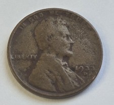1933-D Lincoln Wheat Cent 1c - 