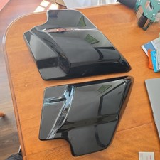 OEM HARLEY-DAVIDSON 2009-23 Touring Road Glide Vivid Black Side Covers Fairings picture