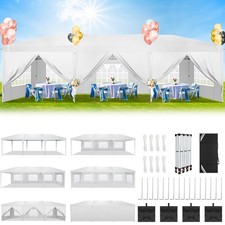 COBIZI 10x30ft Pop up Canopy with 8 Sidewalls Outdoor Commercial Instant Shelter picture