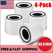 Fil-Fresh 4-PK For PuroAir 240 HEPA 14 AIR PURIFIER Replacement Filter, 3-stage picture