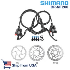 Shimano BL BR MT200 Hydraulic Disc Brake Set MTB Bicycle Brake Front HS1 G3 RT56 picture