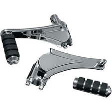 Kuryakyn 4353 Chrome Adjustable Passenger Pegs Harley FLHT/FLHR 10-19 FLTR 11-13 picture