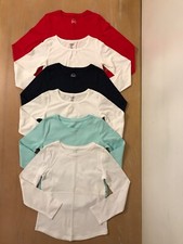 Carter's, Wonder Nation, Cherokee, Girls Tops Long Sleeve Lot of 6 Size 6/6X picture