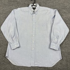Vintage Gitman Brothers Shirt Mens 16/33 Blue Chambray Button Down Made in USA picture