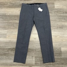 VINCE Pants Mens Size 38x32 Gray Slim Fit Griffith Twill New With Tags $195 MSRP picture