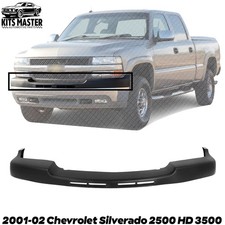 Front Bumper Upper Cover Textured For 2001-02 Chevrolet Silverado 2500 HD 3500 picture