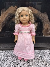 American Girl Doll Caroline Abbott Historical, hair & body needs tlc, read desc picture