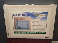 Vintage Sea On The Wall Hanging Aquarium In Original Box ☆Very Rare☆ picture
