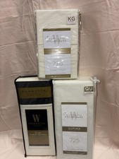 BNWT RARE WAMSUTTA DREAM ZONE 725 THREAD COUNT QUEEN SHEET SET IN IVORY picture