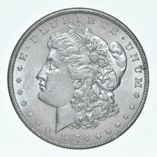 BU/Unc 1878-S Morgan Silver Dollar (1 coin) picture