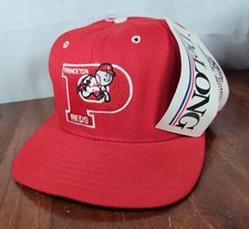 VTG PRINCETON REDS DeLong Snapback Cap,Defunct Minor League MLB NOS CINCINNATI  picture