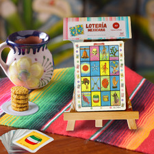 Deluxe Loteria Mexicana Set – 50 Premium Boards + 54 Calling Cards. Waterproof picture