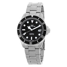 Glycine Combat Quartz Black Dial Men's Watch GL1060 picture