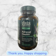 Gaia Herbs Adrenal Health Daily Support - Ashwagandha 120 Liquid Phyto Caps NEW picture