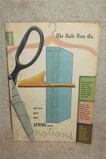 1960's HALLE BROS. HALLE'S DEPT. STORE CLEVELAND OHIO NOTIONS ADVERTISING MAILER picture