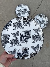 NEW Skeleton and Butterfly Dinnerware | Halloween, Dia de los Muertos, Gothcore picture