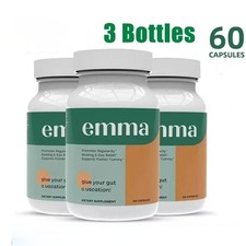 3 Pack Emma Relief Supplement Keto for Gut Bloating - 60 Capsules picture