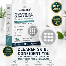 Curalona Microneedle Hydrocolloid Skin Patches Invisible Facial Body Beauty Care picture