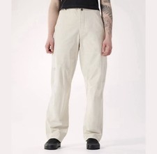 Arc'teryx Clarkia Cotton Wide Leg Pant Women's Size 14 - Sea Salt Authentic P4 picture