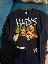 Vintage  WWE Hardy Boyz The Hardys Shirt Black/Green 2X-Large Licensed picture