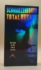Total Recall VHS 1990, 1999 Glossy Arnold Schwarzenegger **Buy 2 Get 1 Free** picture