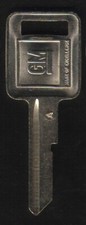 Chevrolet Corvette Camaro Chevelle 1967 1971 1975 1979 1983 84 85 A Key Blank picture