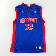 Vtg Richard Rip Hamilton Detroit Pistons #32 Reebok Basketball Jersey Sz Medium  picture