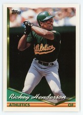 1994 Topps Traded Rickey Henderson #65T Mint HOF picture