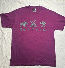 Vtg Single Stitch Product Code 31 Harvard Purple Mens Tee, L picture