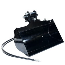Mini Digger attachmen Hydraulic Tilting Bucket 600mm for 1-2T Mini Excavator picture