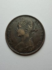 1892 Great Britain Queen Victoria One Penny (VF+) picture